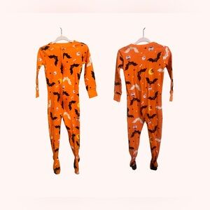 Unisex Halloween Orange Kids One Piece 2T